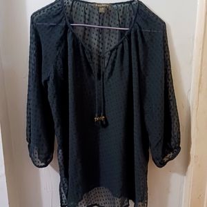 Tommy Bahama bohemian tassel top